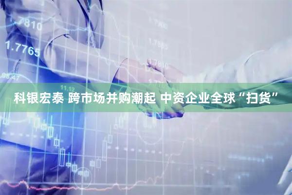 科银宏泰 跨市场并购潮起 中资企业全球“扫货”